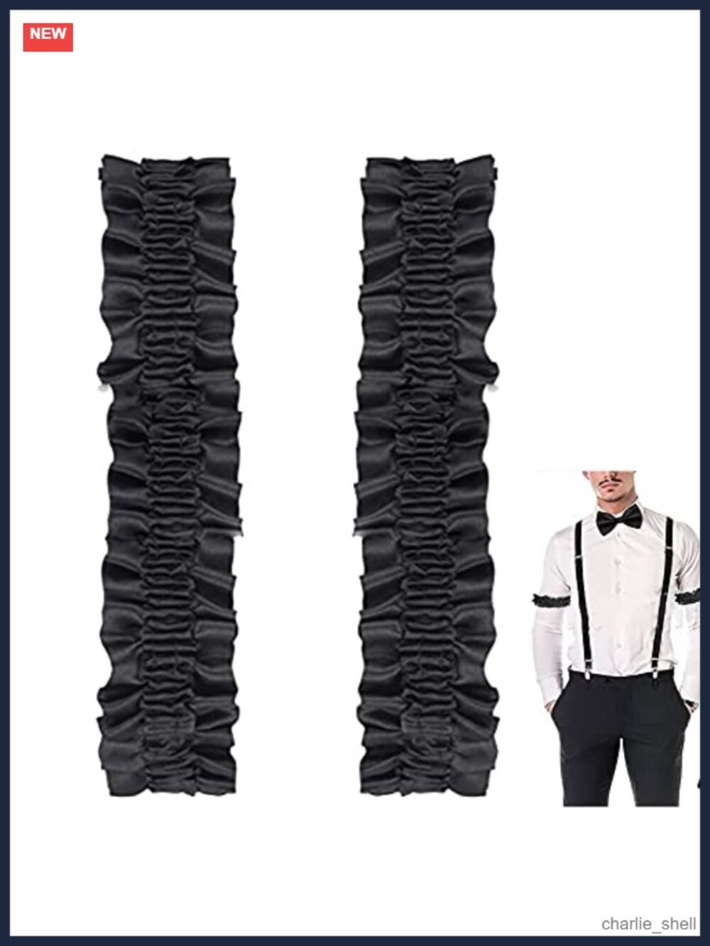 Men's Arm Garters Sleeve Garters 1920s Costume Accessory Set